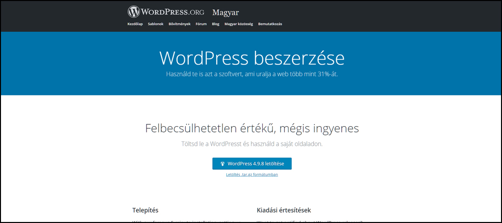 Manually Install WordPress